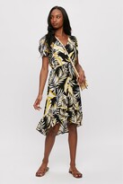 Thumbnail for your product : Dorothy Perkins Womens Ochre And Black Tropical Shirt Dress