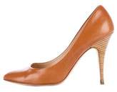 Thumbnail for your product : Giuseppe Zanotti Leather Pointed-Toe Pumps
