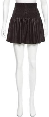 Ella Moss Faux Leather Mini Skirt w/ Tags