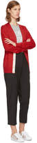 Thumbnail for your product : MAISON KITSUNÉ Red Tricolor Fox Patch Cardigan