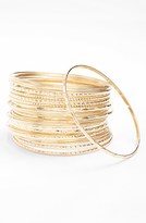 Thumbnail for your product : Stephan & Co Textured Bangles (Juniors)