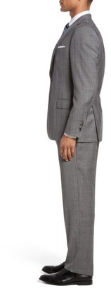 Hickey Freeman Men's B-Series Classic Fit Plaid Wool Suit