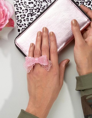 ASOS Limited Edition Pretty Plastic Bow Ring