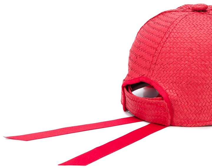 Thebe Magugu Woven FlatPeak Cap ShopStyle Hats