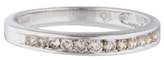 Thumbnail for your product : Ring Platinum Diamond Half Eternity Band Platinum Diamond Half Eternity Band
