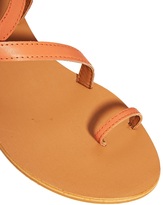 Thumbnail for your product : ASOS FELTON Leather Flat Sandals