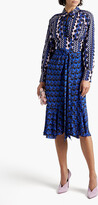 Thumbnail for your product : Diane von Furstenberg Wrap-effect printed crepe de chine midi dress