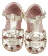 Thumbnail for your product : Jacadi Girls' Leather T-Strap Sandals