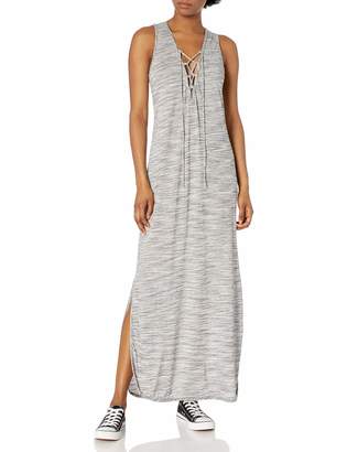 Lucy-Love Lucy Love Women's Lace Up Cape Cod Maxi Dress