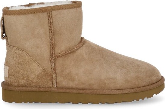 UGG Classic Mini II Logo-Patch Ankle Boots