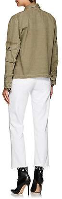 Greg Lauren Women's Cotton Ripstop Kimono Jacket - Army