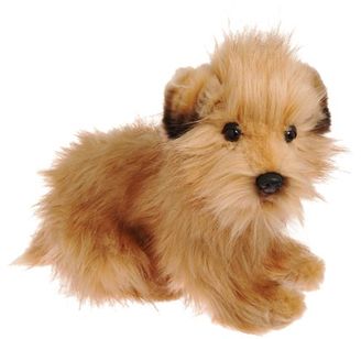Hansa Sitting Terrier Puppy-Brown