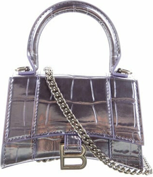 Balenciaga Mini Hourglass Top Handle Bag ShopStyle