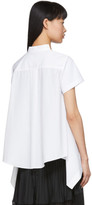 Thumbnail for your product : Sacai White Poplin T-Shirt