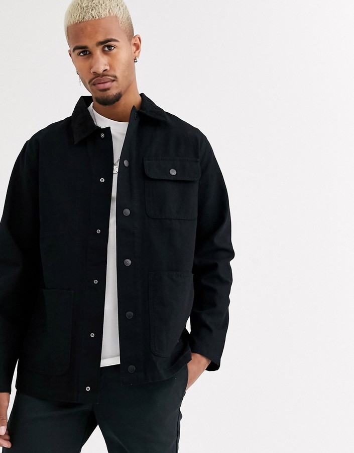 Vans Drill Chore jacket in black - ShopStyle Outerwear