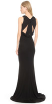 Thumbnail for your product : Badgley Mischka Knot Back Gown