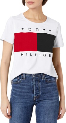 Tommy Hilfiger Women's Short Sleeve Logo T-Shirt - ShopStyle
