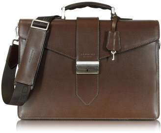 Giorgio Fedon New Class Leather Briefcase w/Shoulder Strap