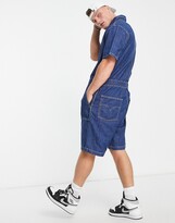 Thumbnail for your product : Levi's romper suit in dark navy denim