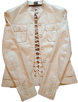 Thumbnail for your product : Jean Paul Gaultier White Leather Jacket