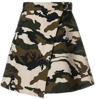 House of Holland camouflage wrap skirt