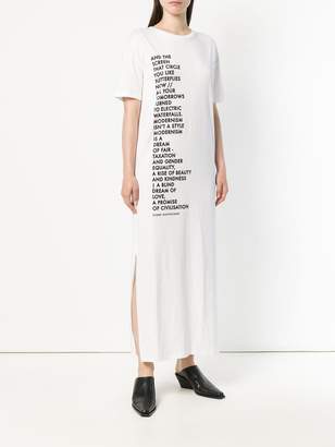 Each X Other long printed T-shirt dress