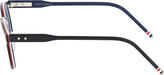 Thumbnail for your product : Thom Browne Black TB-404 Signature Stripe Glasses