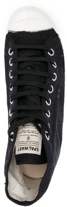 Spalwart Distressed-Finish High Top Sneakers