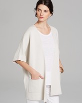 Thumbnail for your product : Eileen Fisher Elbow Sleeve Long Cardigan