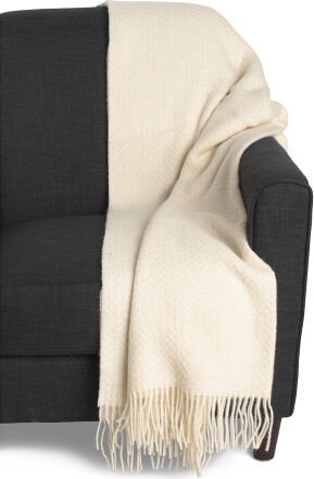 TJMAXX 55X79 Wool Herringbone Throw - ShopStyle