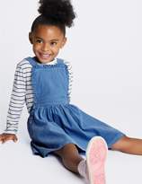 Thumbnail for your product : Marks and Spencer 2 Piece Top & Pinny Outfit (3 Months - 7 Years)