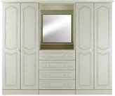 Thumbnail for your product : Consort Furniture Limited Hudson Large 4-Door, 4-Drawer Combi Wardrobe