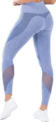 Michelle&A Women's Heart Booty Yoga Leggings Sexy See Through Gym Pants  Fitness Tights - ShopStyle