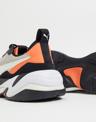 Puma Thunder sneakers in beige and orange - ShopStyle