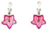 Thumbnail for your product : Baccarat Crystal Floral Drop Earrings