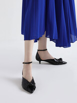 Thumbnail for your product : Charles & Keith Knotted Kitten Heel Pumps