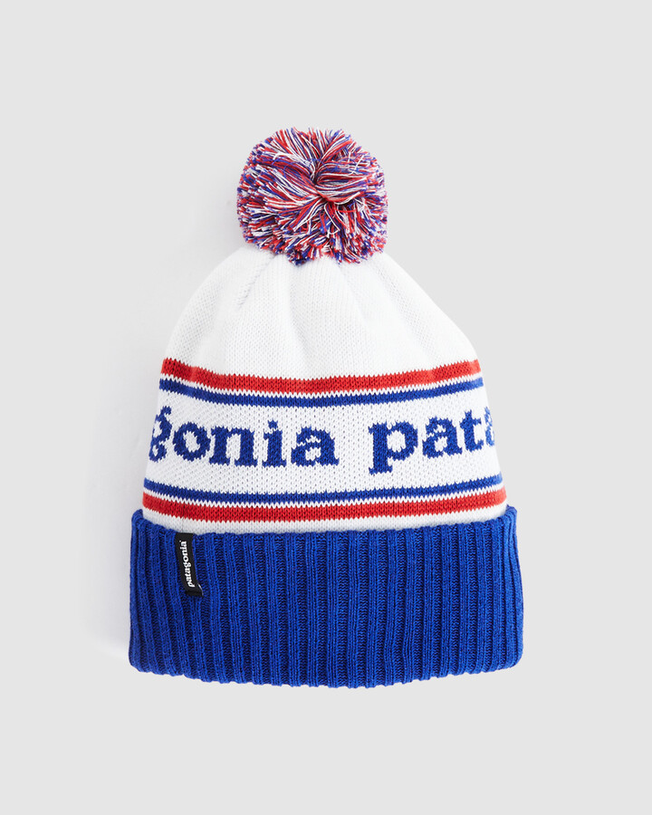 patagonia powder town beanie viking blue
