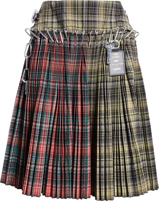 スカート Chopova Lowena Green Wood Tartan Skirt Green Wood Tartan Skirt – Chopova Lowena