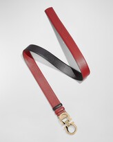 Thumbnail for your product : Ferragamo Gancini-Buckle Reversible Leather Belt