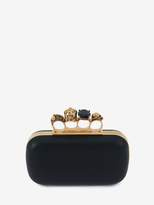 Thumbnail for your product : Alexander McQueen Skull Four Ring Box Clutch