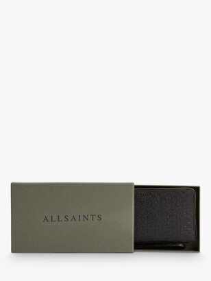 AllSaints Fetch Leather Phone Wristlet