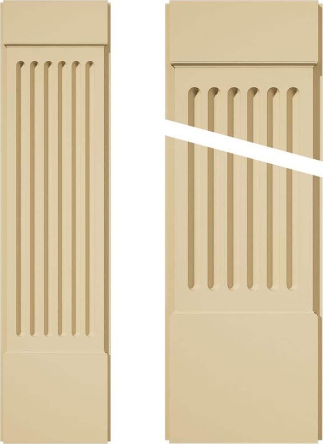 Ekena Millwork 2 in. D x 12 in. W x 48 in. L Primed Polyurethane Pilaster 1- Pack