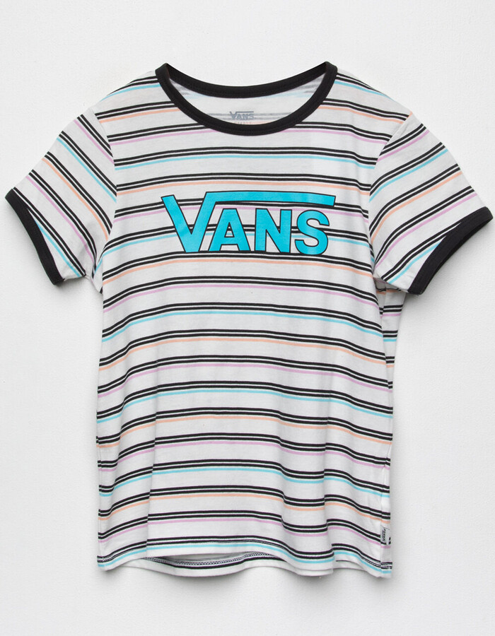 Vans Tray Stripe Girls T-Shirt - ShopStyle