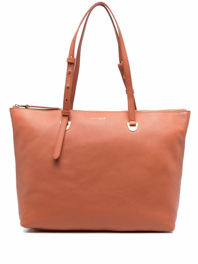 Coccinelle Lea leather tote bag - ShopStyle