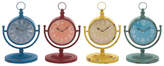 Thumbnail for your product : Uma Enterprises Set Of 4 Shabby Chic Rustic Iron Color Table Clocks