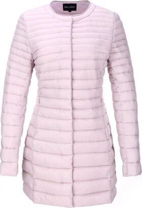 Quilted Lightweight Coat with 2 Pockets,Cotton Filling,Water Resistant Bellivera Womens Puffer Jacket for Spring and Fall 