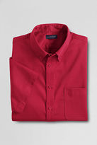 Thumbnail for your product : Lands' End Men's Big Short Sleeve Basic Twill Shirt