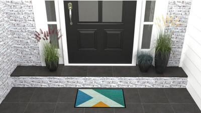 Rugs America Lianna Ultramarine Dream LO45A 20"x31.5" Door and Kitchen Mat