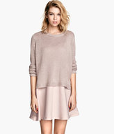 Thumbnail for your product : H&M Glittery Knit Sweater - Dark gray - Ladies