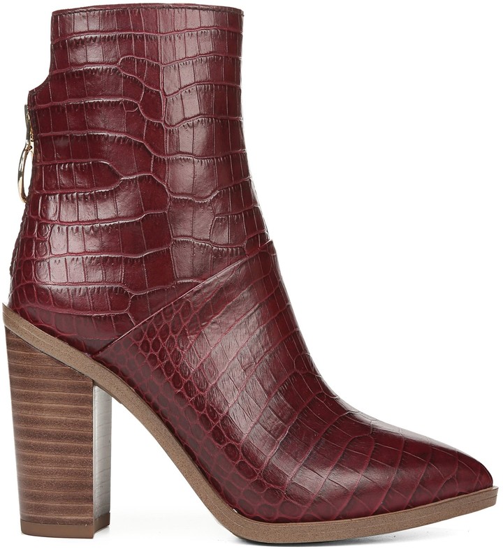 franco sarto cowboy ankle boots